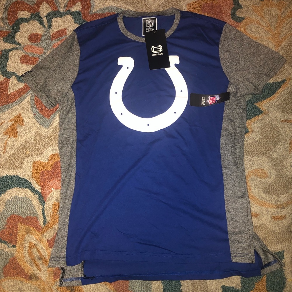 Indianapolis Colts Team Apparel Short Sleeve Shirt NWT Adult Large
